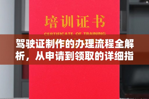 星子驾驶证制作的办理流程全解析，从申请到领取的详细指南