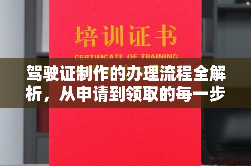 星子驾驶证制作的办理流程全解析，从申请到领取的每一步