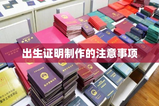 星子出生证明制作的注意事项